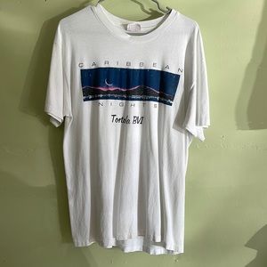 Caribbean nights single stitch large vintage